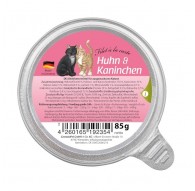 GRANATAPET Filet á la carte Chicken with rabbit - wet cat food - 85g