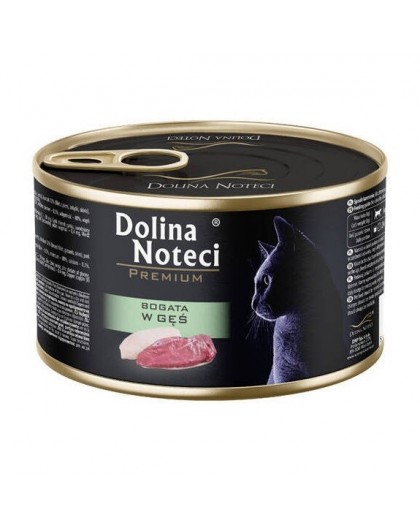 DOLINA NOTECI Premium Rich in goose - wet cat food - 185g