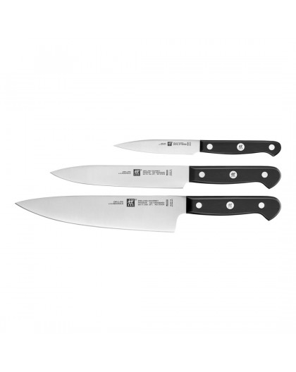 ZWILLING 36130-003-0 Set de 3 Couteaux, Acier Inoxydable, Noir, 34 x 14 x 3 cm 3 pc(s) Knife set