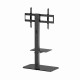 Gembird TVS-86ST-01 TV floor stand, 43" - 86", black