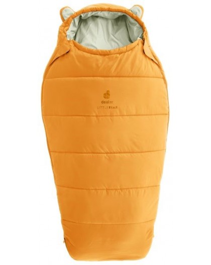 Deuter Little Star children's sleeping bag (95–130 cm) – amber/bone
