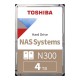 Toshiba 8.9 cm (3.5") 4 TB SATA3 NAS N300 HDD