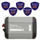 Qoltec Intelligent Professional Monolith Battery Charger for LiFePO4 AGM GEL SLA batteries | 50A | 12V