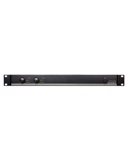 AUDAC EPA252 audio amplifier 2.0 channels Black