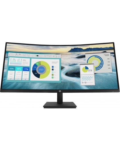 HP P34hc G4 WQHD USB-C Curved Monitor