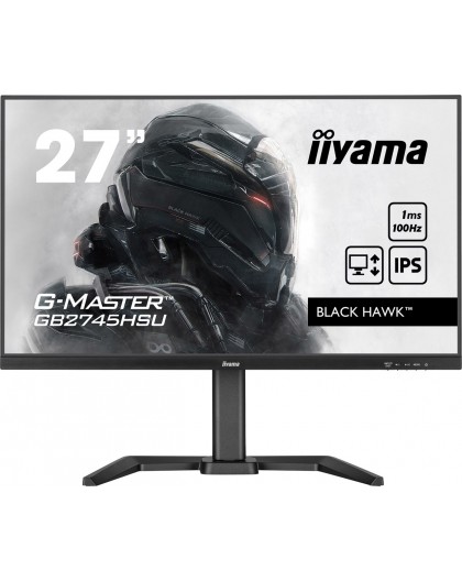 iiyama G-MASTER GB2745HSU-B2 LED display 68.6 cm (27") 1920 x 1080 pixels Full HD Black