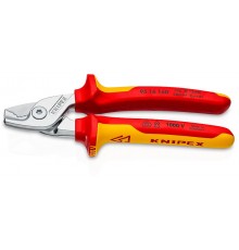 Knipex 95 16 160 power cable cutter/crimper Red, Stainless steel, Yellow