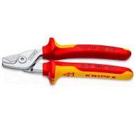 Knipex 95 16 160 power cable cutter/crimper Red, Stainless steel, Yellow