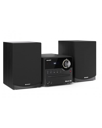 Sharp XL-B512(BK) Hi-Fi Micro System, CD/FM/USB/Bluetooth v5.0, 45W, Black Sharp | Hi-Fi Micro System | XL-B512(BK) | USB port |