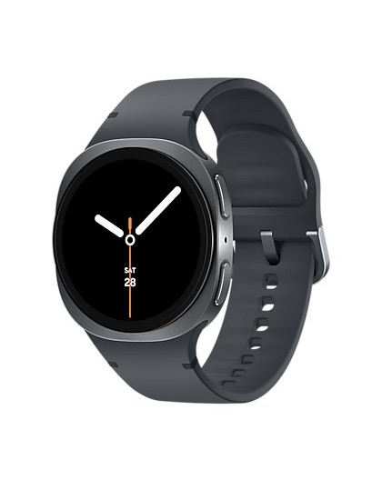 Samsung Galaxy Watch 8 3.3 cm (1.3") AMOLED 40 mm Digital 438 x 438 pixels Touchscreen Graphite Wi-Fi GPS (satellite)