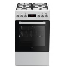 Плита Beko FSE52320DWD Свободностоящая газовая плита Белая A