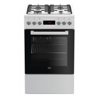 Beko FSE52320DWD cooker Freestanding cooker Gas White A