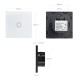 Touch-sensitive light switch MACLEAN Energy MCE702W single, glass, with round button White
