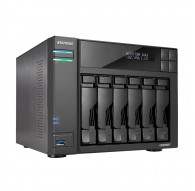 Asustor LOCKERSTOR 6 NAS Desktop Intel® Celeron® N5105 8 GB DDR4 HDD ADM Black