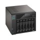 Asustor LOCKERSTOR 6 NAS Desktop Intel® Celeron® N5105 8 GB DDR4 HDD ADM Black