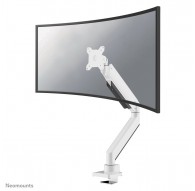 Neomounts NM-D775WHITEPLUS Monitor arm 10-49" - gas spring - Topfix - 180°-stop