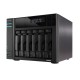 Asustor LOCKERSTOR 6 NAS Desktop Intel® Celeron® N5105 8 GB DDR4 HDD ADM Black