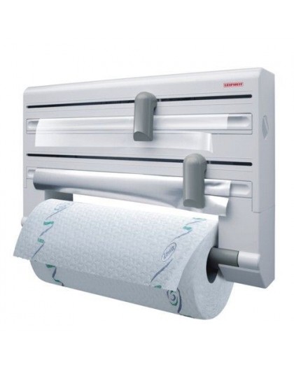 Leifheit 25703 paper towel holder Wall-mounted paper towel holder Grey, White