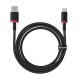 Baseus Dura USB Type A to Type C 60 W fast charging cable 1 m Black, Red