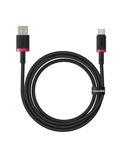 Baseus Dura USB Type A to Type C 60 W fast charging cable 1 m Black, Red