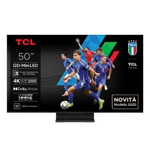 TCL 50C7K TV 127 cm (50") 4K Ultra HD Smart TV Wi-Fi Metallic 2000 cd/m²