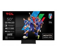 TCL 50C7K TV 127 cm (50") 4K Ultra HD Smart TV Wi-Fi Metallic 2000 cd/m²