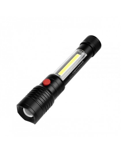Esperanza Apate Black Hand flashlight LED