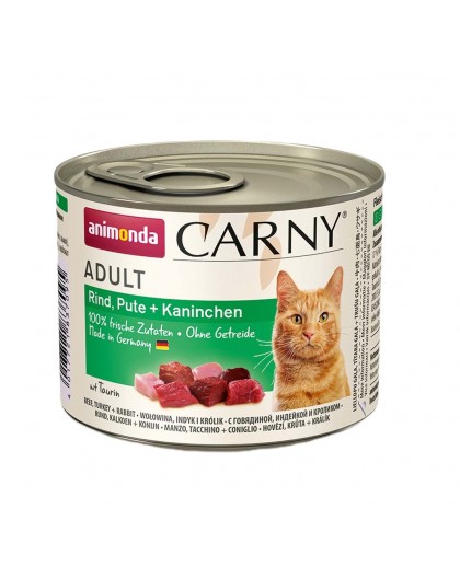 ANIMONDA Carny Adult Beef, turkey and rabbit - wet cat food - 200g