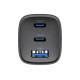 Havit UC20 - GaN 65 W three-port travel charger, black