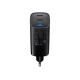 Havit UC20 - GaN 65 W three-port travel charger, black
