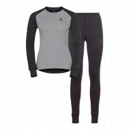 Thermal underwear - Odlo Set ACTIVE WARM Special Set size L Grey