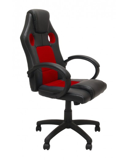 Topeshop FOTEL ENZO CZER-CZAR office/computer chair Padded seat Padded backrest