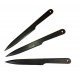 KAL22-CZ Throwing knives, 3 pieces, black
