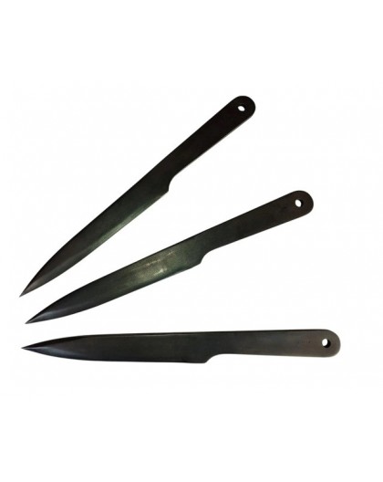KAL22-CZ Throwing knives, 3 pieces, black