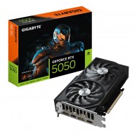 GIGABYTE GeForce RTX 5050 WINDFORCE OC V2 8G Graphics Card - 8GB GDDR6, 128bit, PCI-E 5.0, 2572MHz Core Clock, 2 x DP, 2 x HDMI,