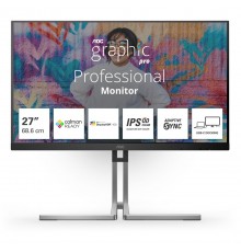 AOC Q27U3CV computer monitor 68.6 cm (27") 2560 x 1440 pixels Quad HD LCD Black