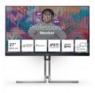 AOC Q27U3CV computer monitor 68.6 cm (27") 2560 x 1440 pixels Quad HD LCD Black