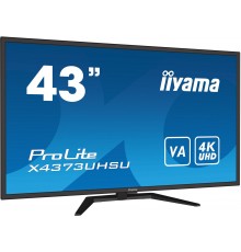 iiyama ProLite 43" large format desktop monitor with 4K resolution, offering you the power of four displays packed into one