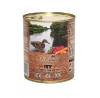 O'CANIS canned dog food- wet food- duck, millet and carrots - 800 g