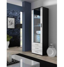 Cama display cabinet SOHO S1 black/white gloss