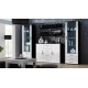 Cama display cabinet SOHO S1 black/white gloss