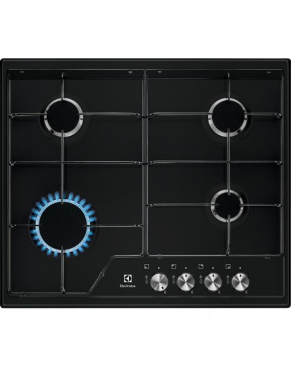 Electrolux EGS6424K hob Black Built-in 60 cm Gas 4 zone(s)