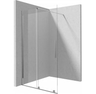 Walk-in shower wall 90 cm - sliding