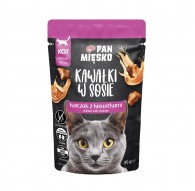 PAN MIĘSKO Pieces in sauce Chicken with shrimps - wet cat food - 85g