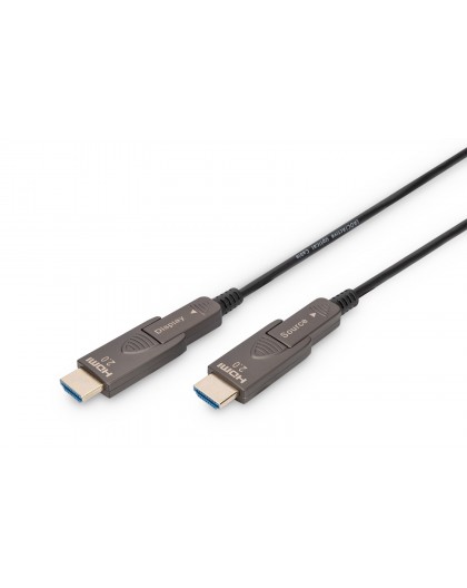 Digitus 4K - HDMI AOC Hybrid Fiber Optic Cable with 10m removable plug