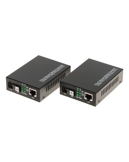 Fiber optic converter MEDIA OM1-SM TXRX SET