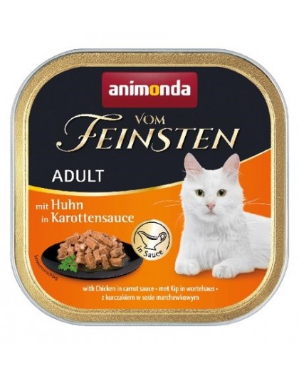 ANIMONDA Vom Feinsten Adult Chicken in carrot sauce - wet cat food - 100g
