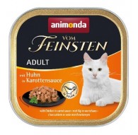 ANIMONDA Vom Feinsten Adult Chicken in carrot sauce - wet cat food - 100g