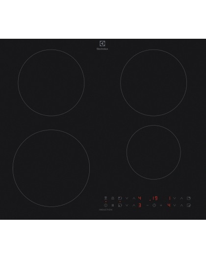 Electrolux EIT60433CT hob Black Built-in Zone induction hob 4 zone(s)