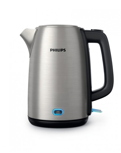 Philips Viva Collection HD9353/90 electric kettle 1.7 L 2060 W Black, Stainless steel